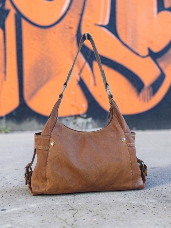 Fossil Handbags - Fossil Vintage Leather Hobo Bag